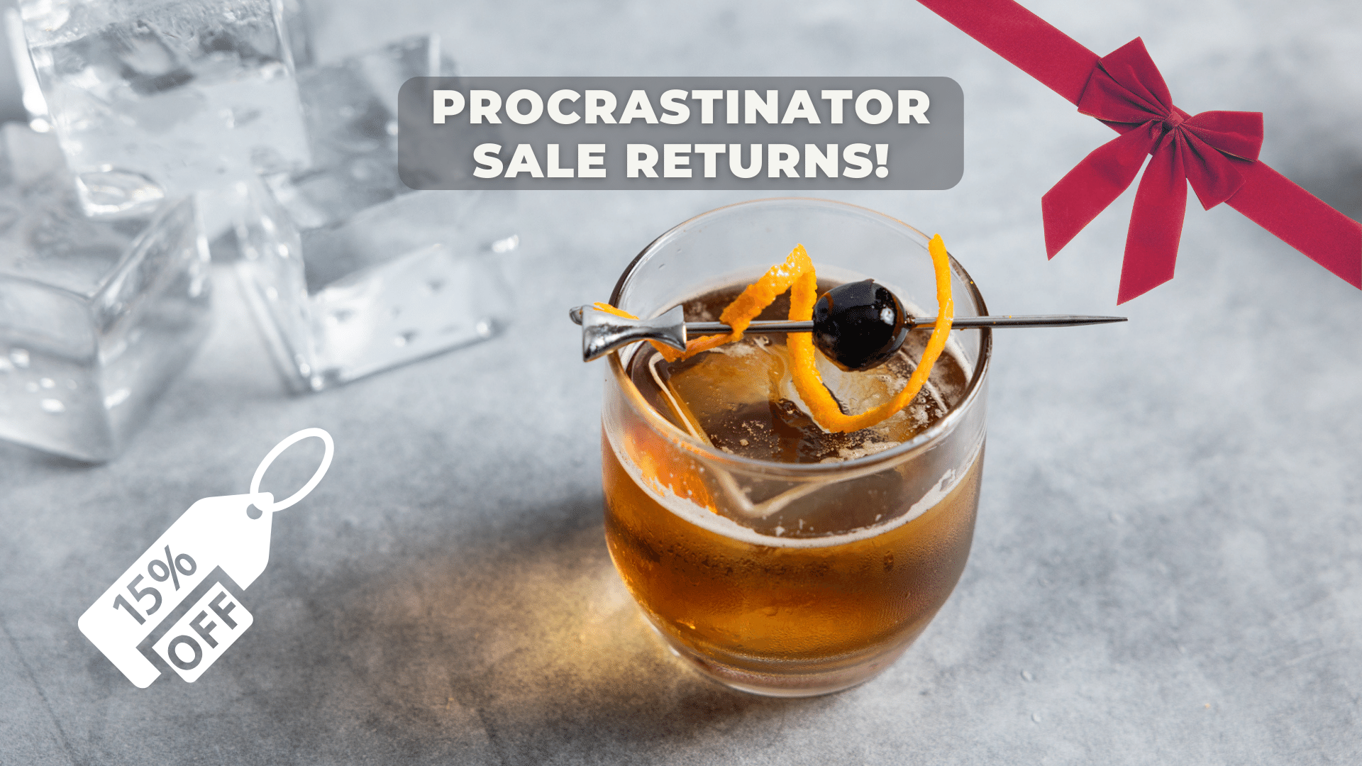 Procrastinator Sale + Best Cocktail Gifts
