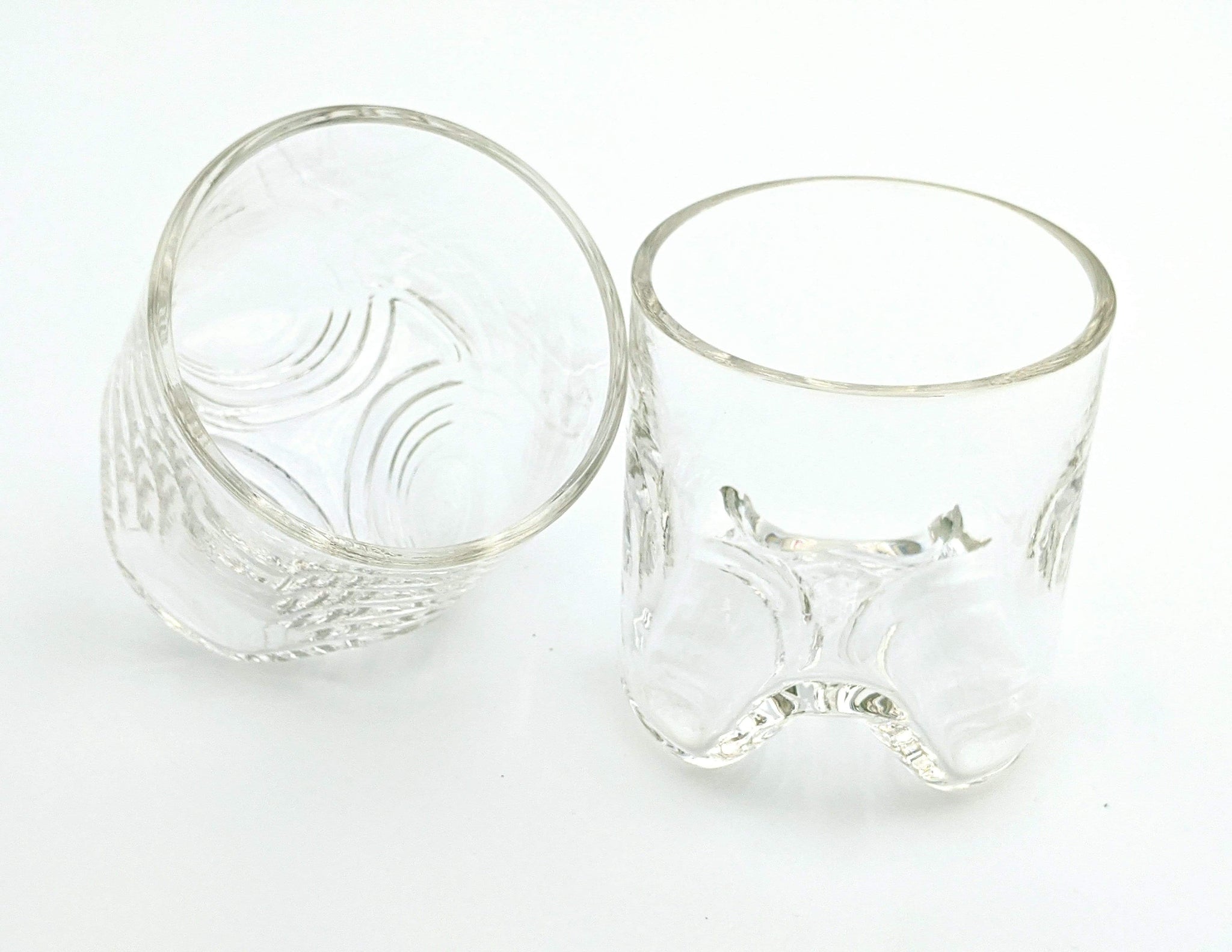 Hand-Blown Rocks Glasses